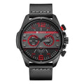Men's Waterproof Retro Chronograph Watch with Leather Strap