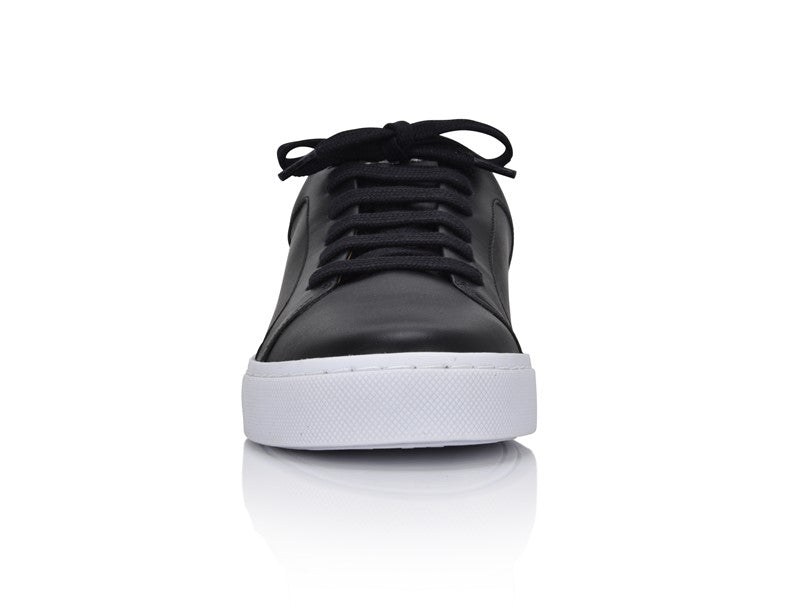 Equality Hand Finished Soft Nappa Leather Sneakers in Black - Image 4