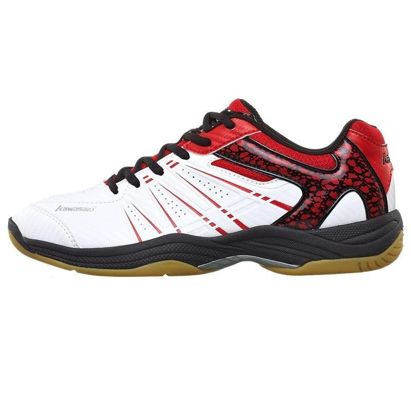 Professional Kawasaki branded men's anti-slip sport sneakers in black