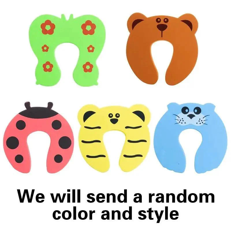 Animal Security Door Stopper & Baby Finger Protector - Playful Decor