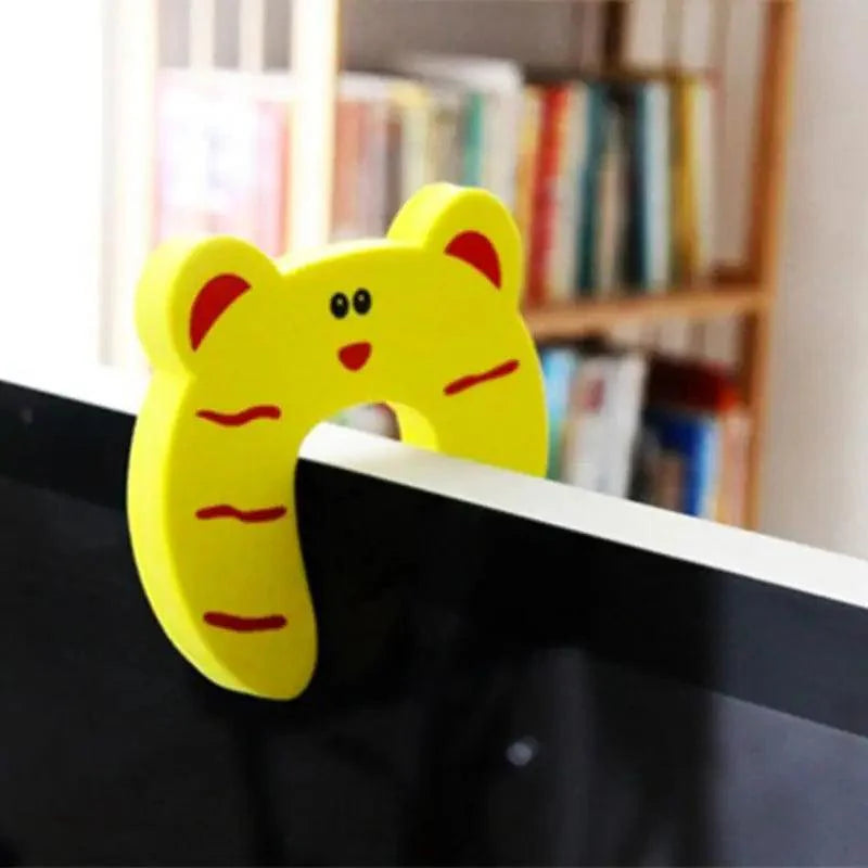 Animal Security Door Stopper & Baby Finger Protector - Playful Decor