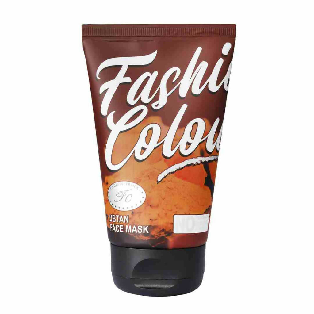 Fashion Colour Ubtan Face Mask jar with saffron-infused formula for acne and pigmentation