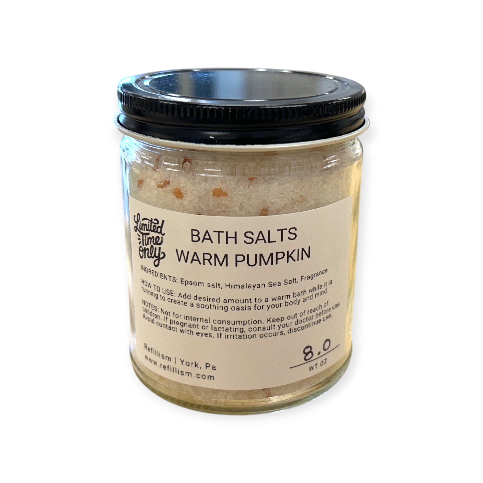 Bath Salt | Warm Pumpkin | 8oz | Limited Time
