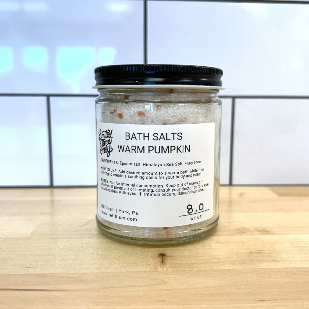 Bath Salt | Warm Pumpkin | 8oz | Limited Time