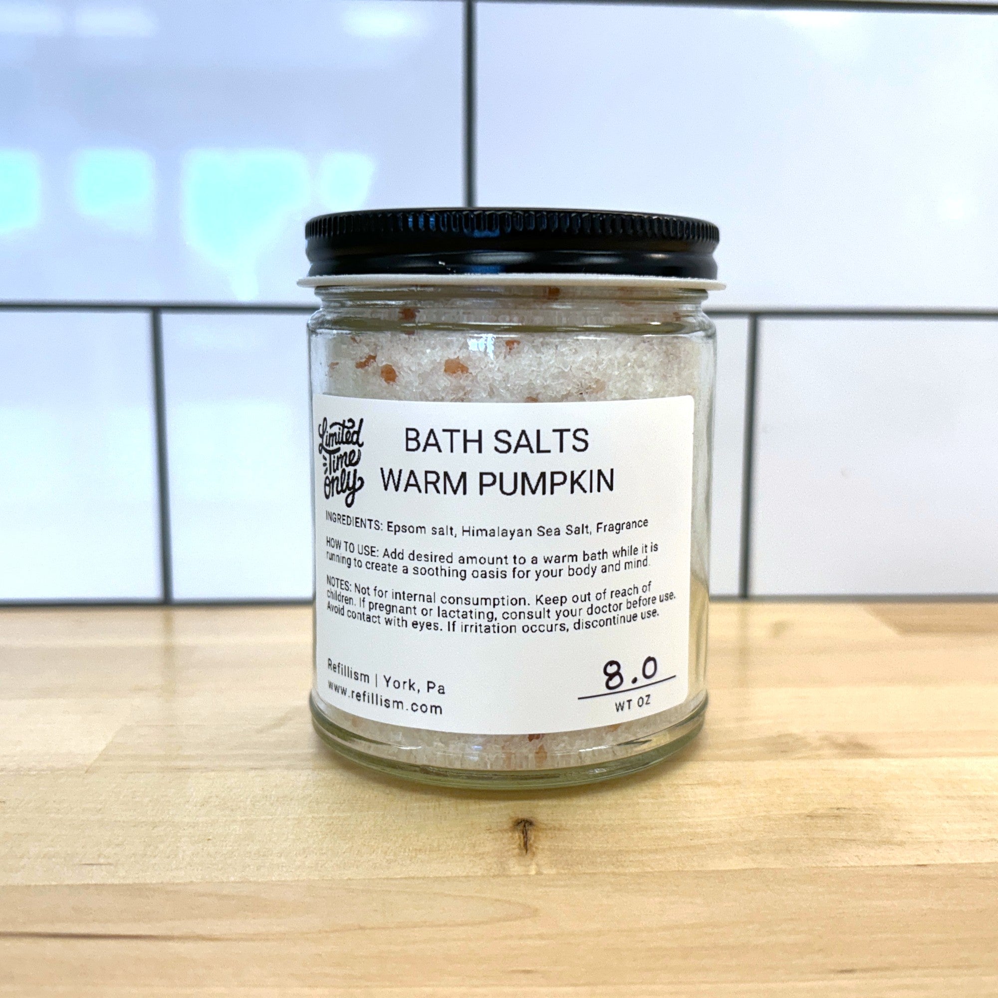 Bath Salt | Warm Pumpkin | 8oz | Limited Time
