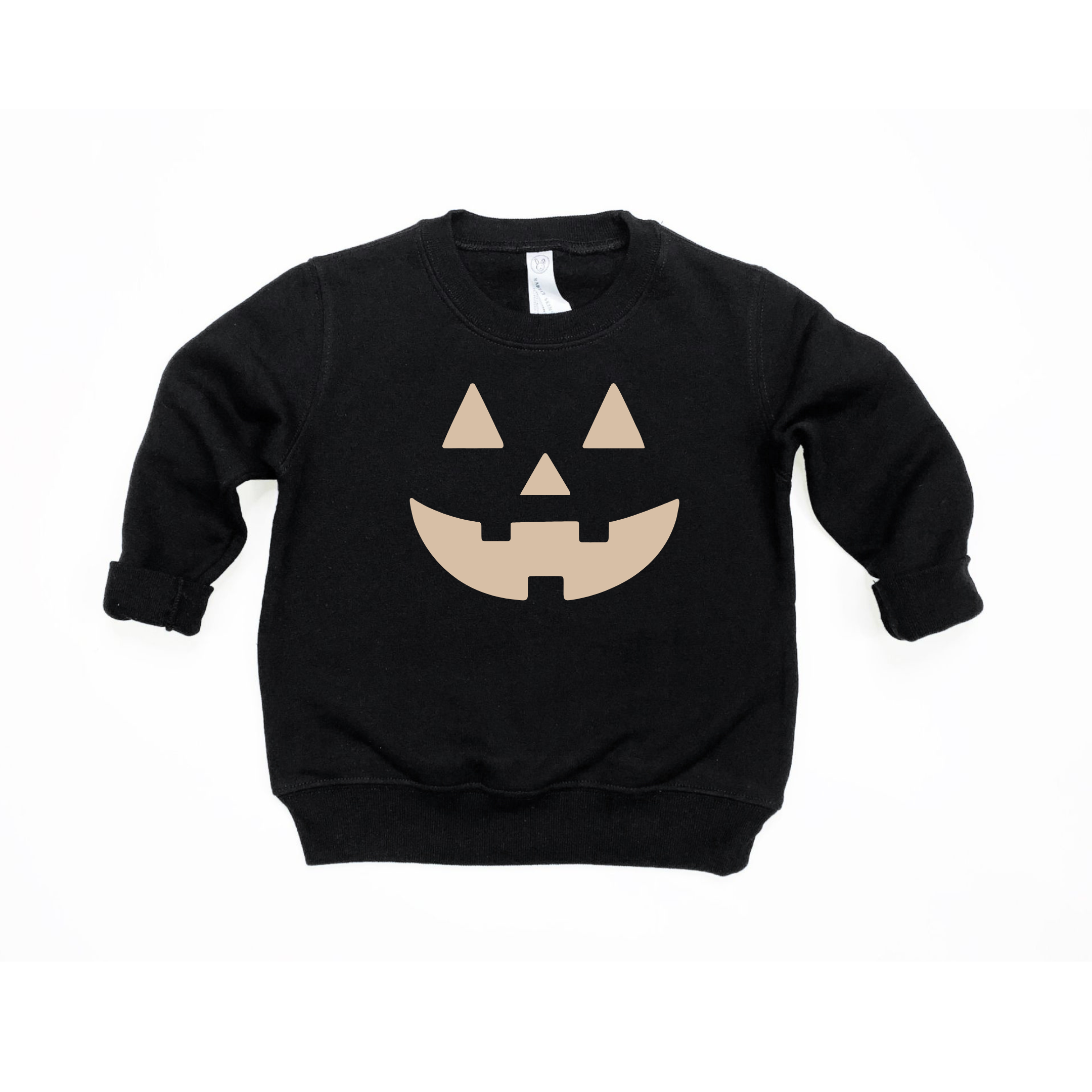 Neutral Jack-O-Lantern Baby/Kids Pullover