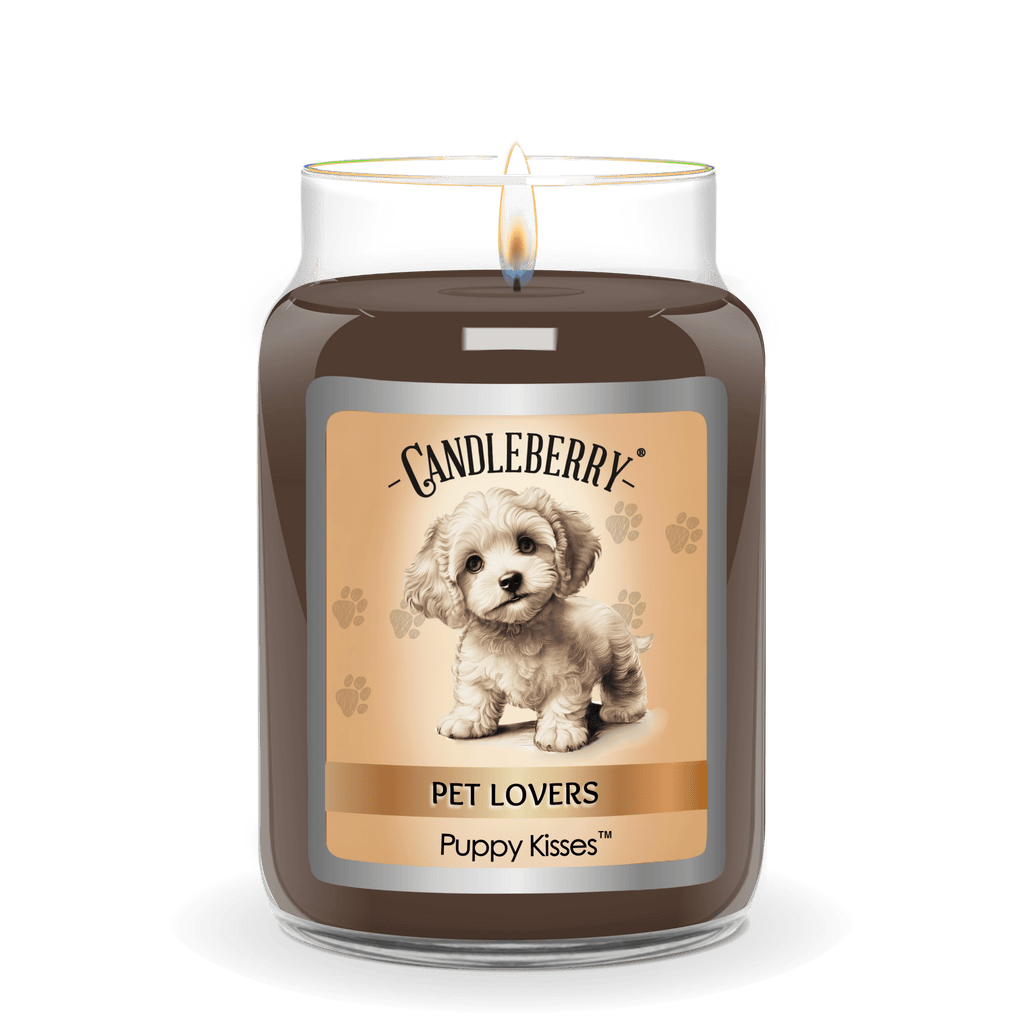 Puppy Kisses Large Jar Candle | Soy Blend, 135+ Hour Burn