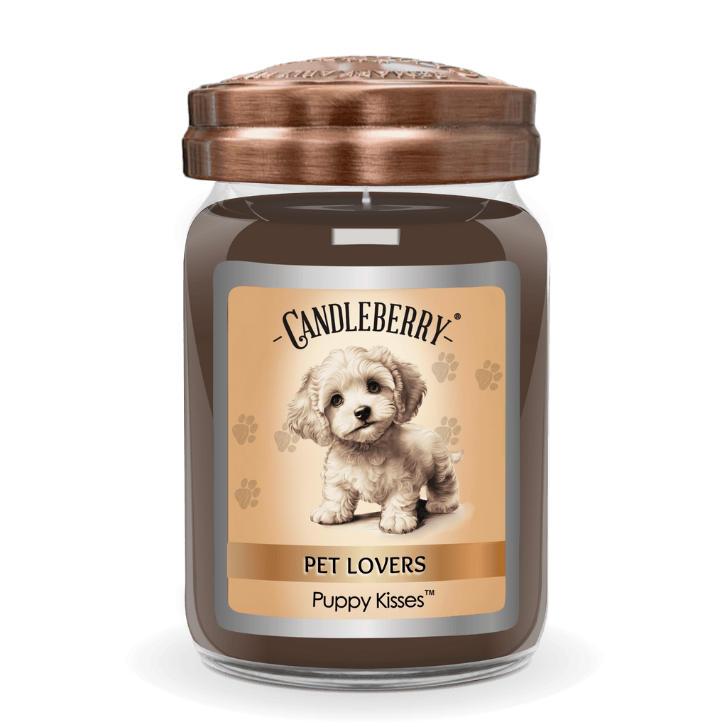 Puppy Kisses Large Jar Candle | Soy Blend, 135+ Hour Burn