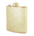 Gold Glitter Flask