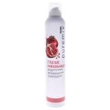 Bottle of Puremix Fresh Pomegranate Color Protecting Hairspray with red pomegranate branding on white background