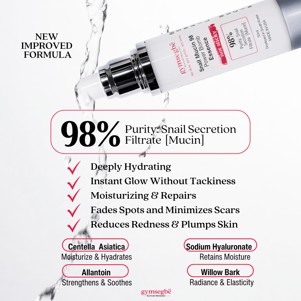 Snail Mucin 98% Power Essence for Hydration and Skin Bounce