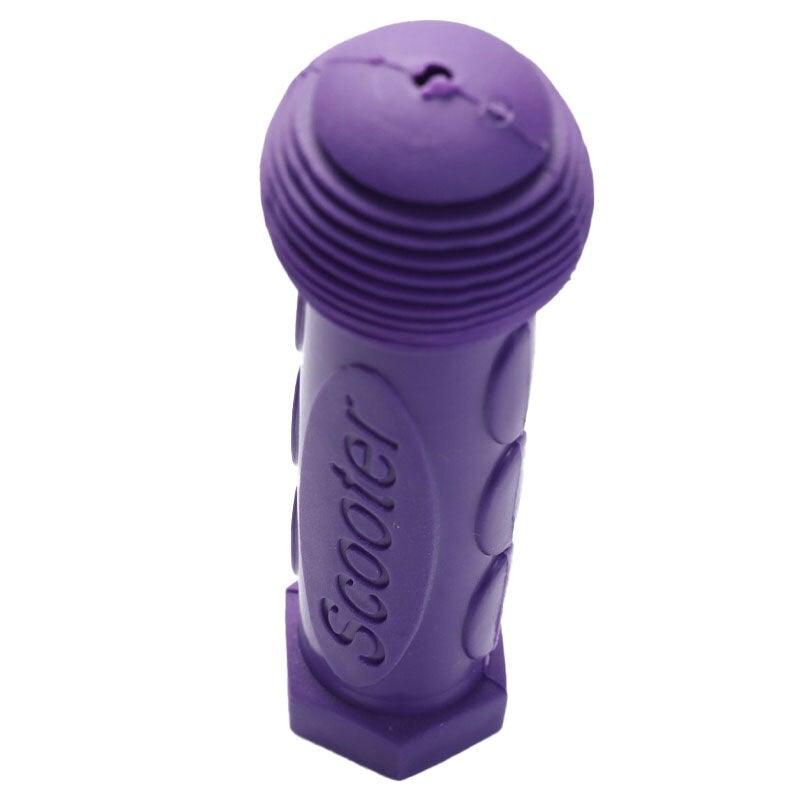 Purple Non-Slip Handlebar Grips for Kids Bikes and Scooters