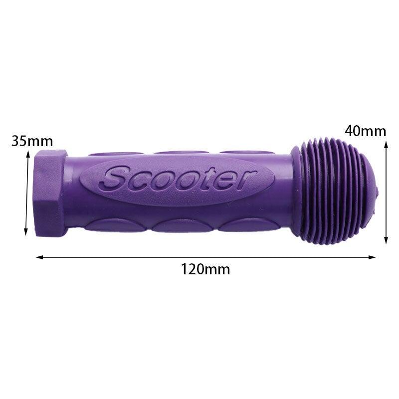 Purple Non-Slip Handlebar Grips for Kids Bikes and Scooters