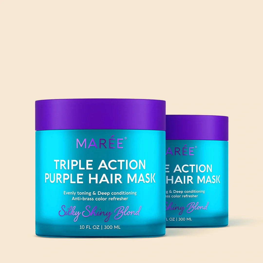 Triple Action Purple Hair Mask for Blonde Hair 10 fl oz - Image 10