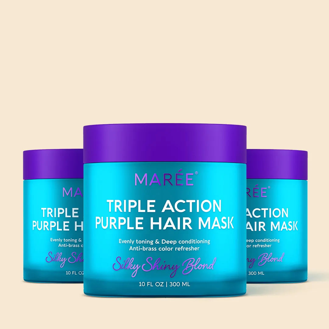 Triple Action Purple Hair Mask for Blonde Hair 10 fl oz - Image 11