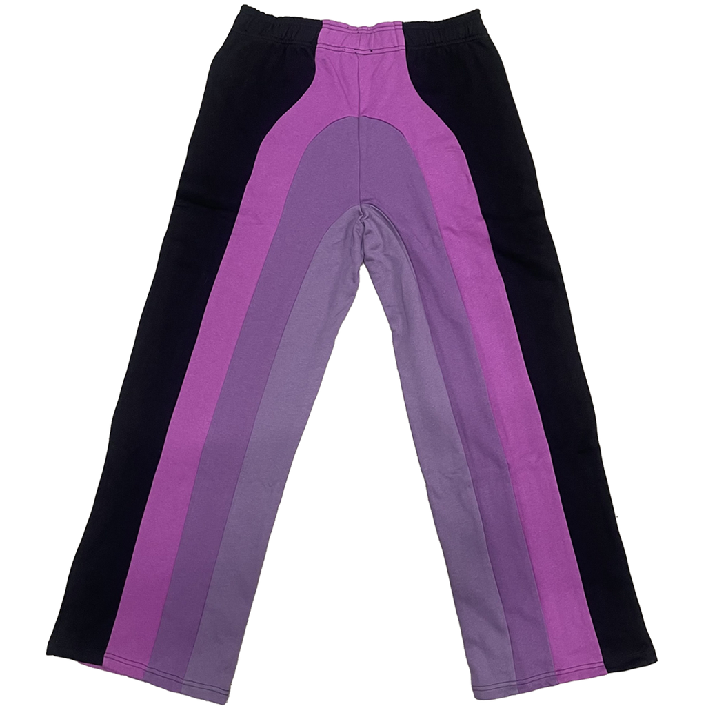 Shade Sweats V2 Wide Leg Streetwear Pants in Multicolor Purple