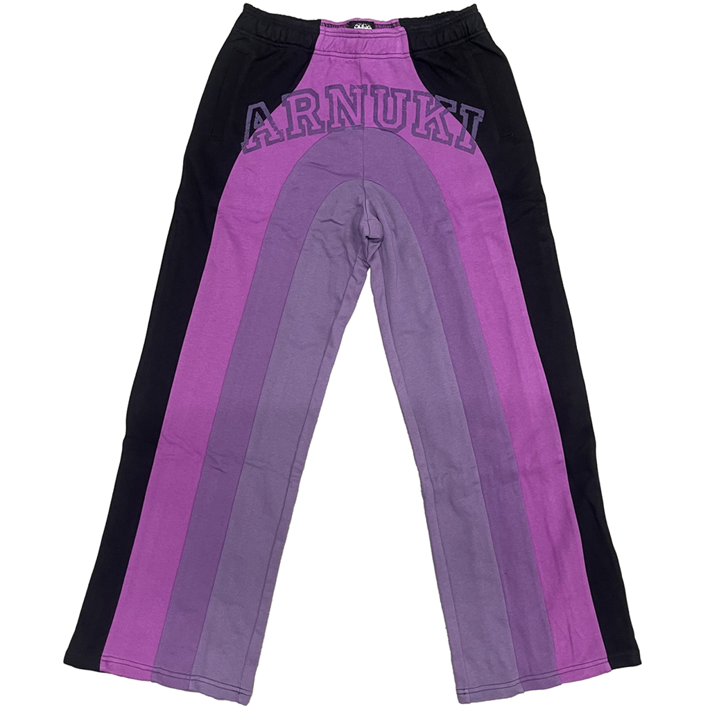 Shade Sweats V2 Wide Leg Streetwear Pants in Multicolor Purple