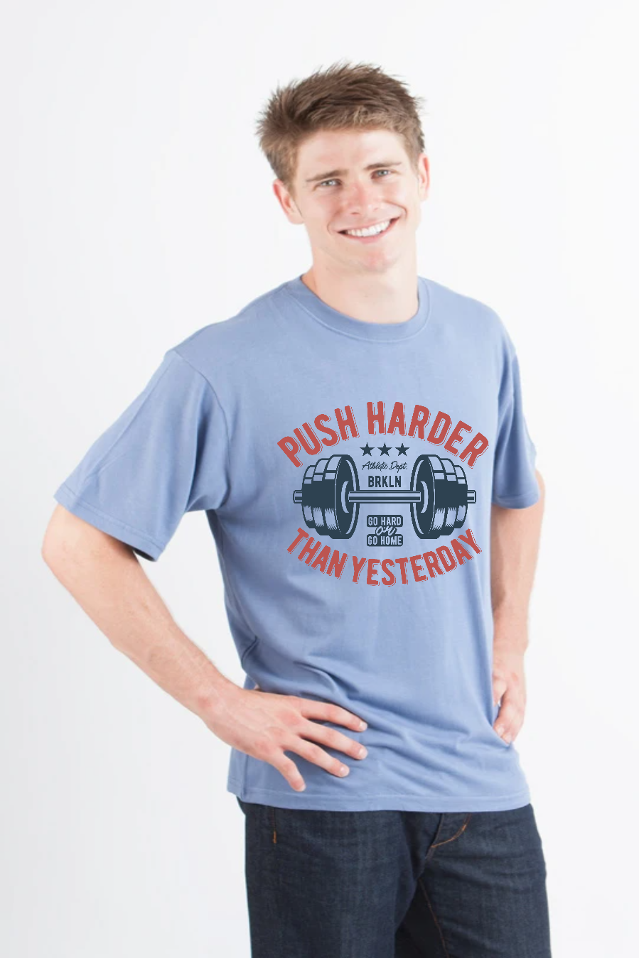 Men's Bamboo Viscose Organic Cotton Graphic T-Shirt