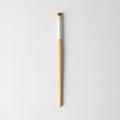Light-brown and silver large eyeshadow blending brush