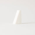 White latex-free wedge makeup sponge for professional blending