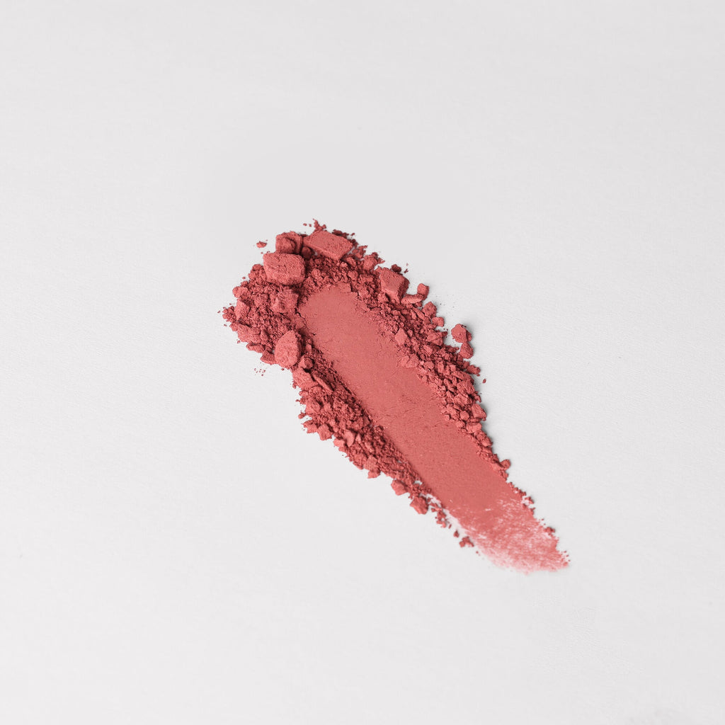 Buildable Vegan Powder Blush for a Natural Flushed Glow