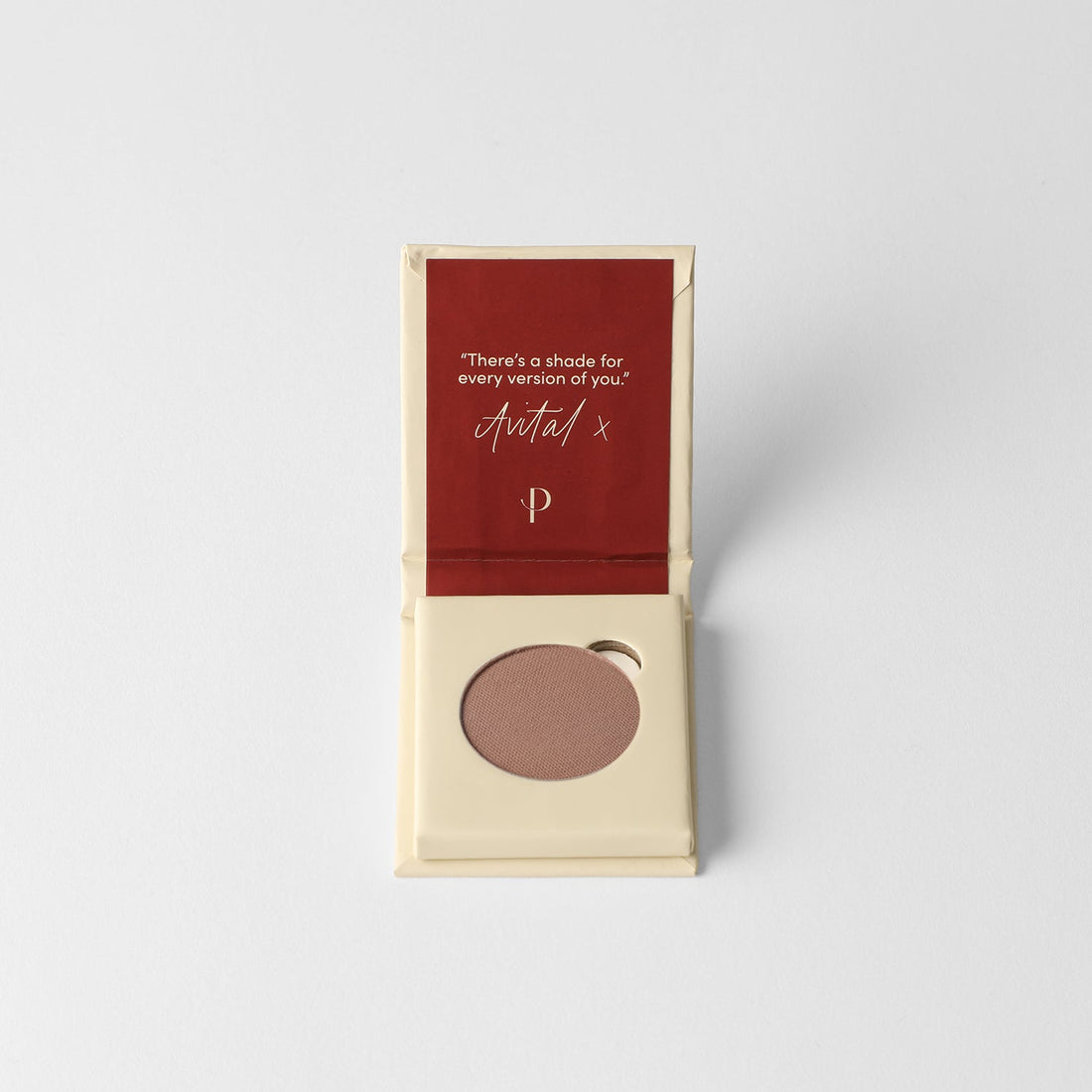 Single pan of Matte Pressed Eyeshadow in a minimalist, blendable formula.