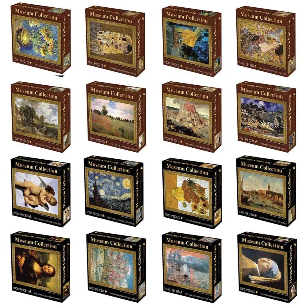 1000 Piece Van Gogh Starry Night Jigsaw Puzzle for Adults Kids