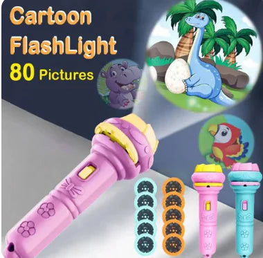 Cartoon Flashlight Projector – 80 Patterns
