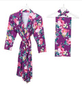 Cotton Maternity Hospital Robe & Baby Set (One Set)