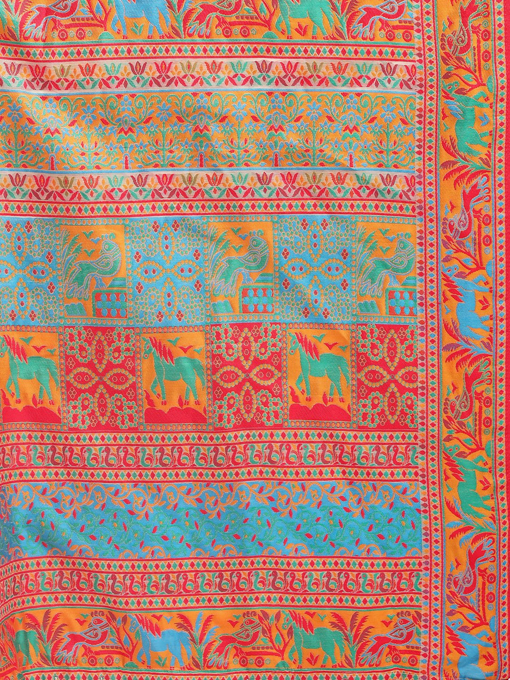 Off White Linen Cotton Saree with Matching Blouse Piece