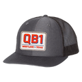 QB1 Westlake curved bill trucker cap model 041-CT in a classic design.