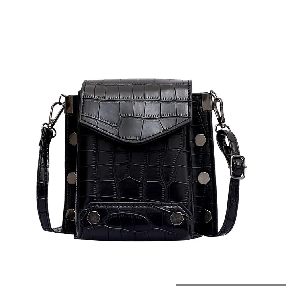 Women's Crocodile Crossbody Bag - Mini Shoulder