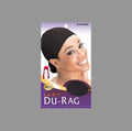 Qfitt Lady Du-Rag 141 in solid black for hair protection and daily styling