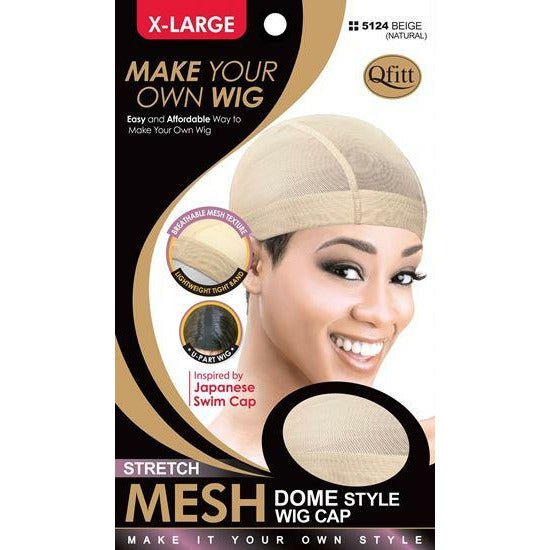 Stretch Mesh Dome Wig Cap for Secure Comfortable Hair Styling