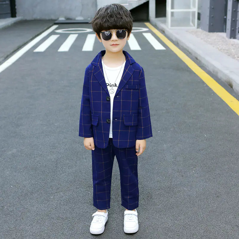 Boys' Stylish Suit Set for Autumn Winter Events