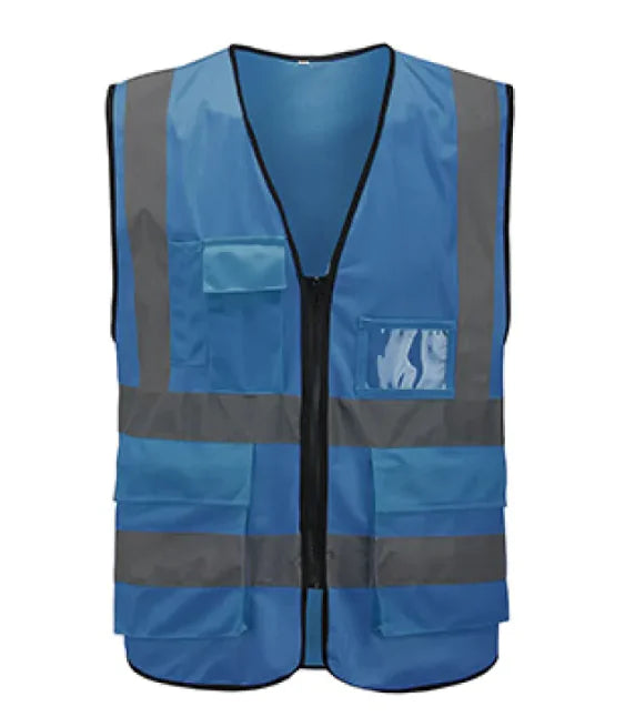 Multi-Pocket Reflective Safety Vest – Customizable for Work & Outdoor Use
