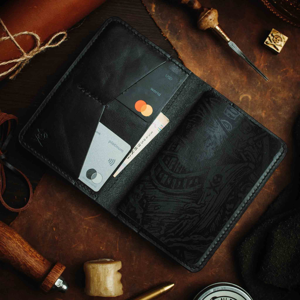 Passport Travel Wallet - Quartermaster v2 | Leather Velcro Organizer | Field Notes Holder