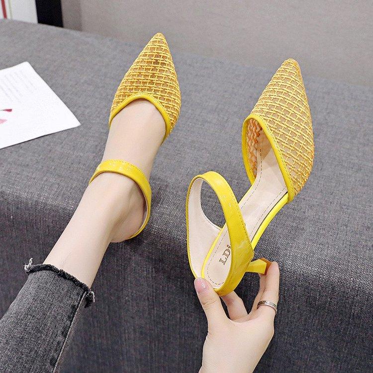 Transparent Pointed Toe High Heel Sandals Party Dress Shoes