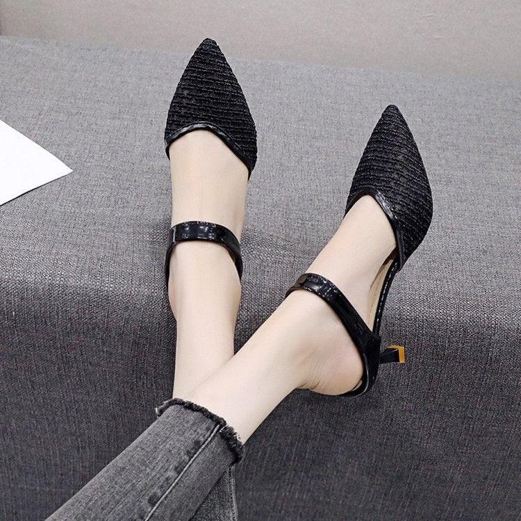 Transparent Pointed Toe High Heel Sandals Party Dress Shoes