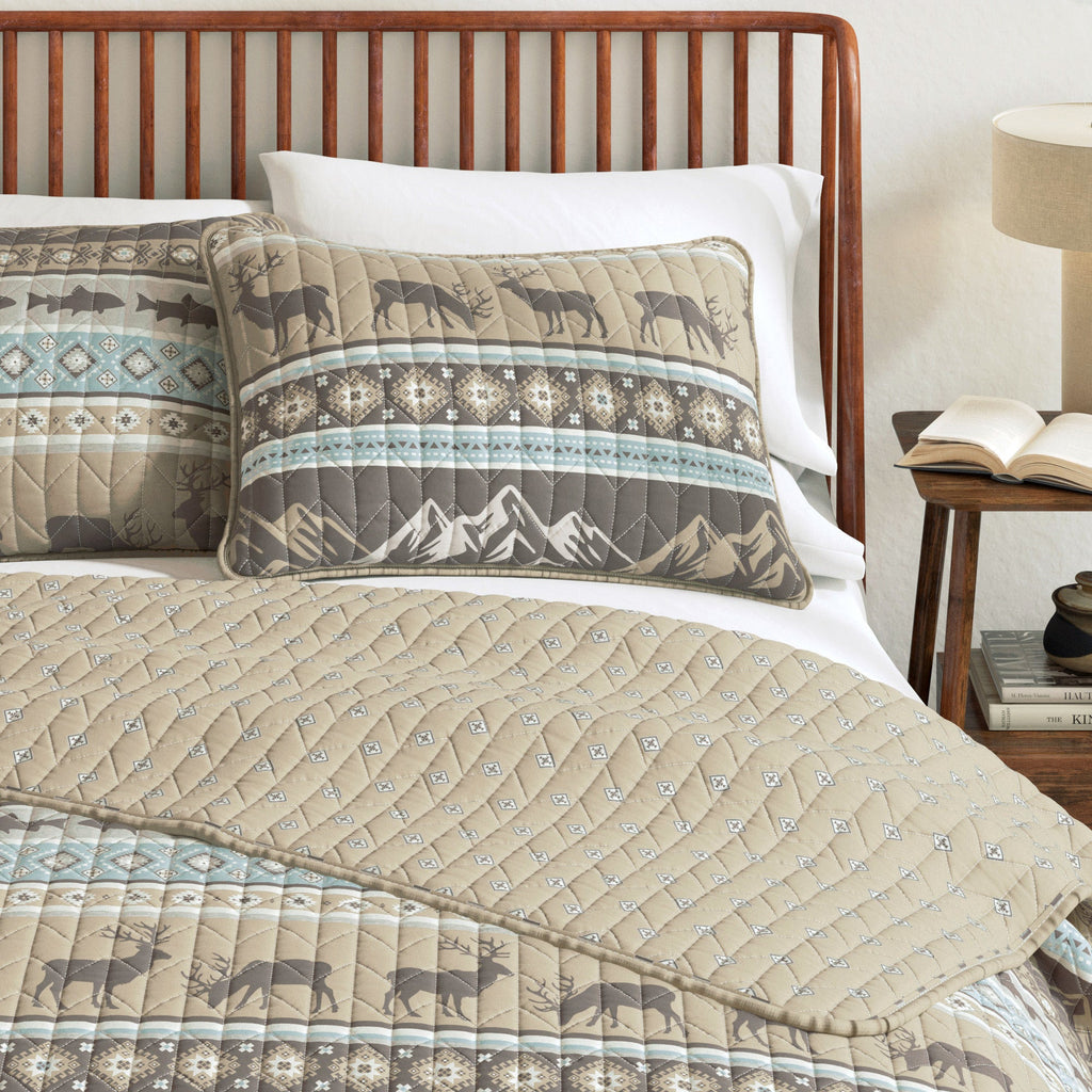 Yosemite Collection 3-Piece Lodge Quilt Bedding Set - Image 6