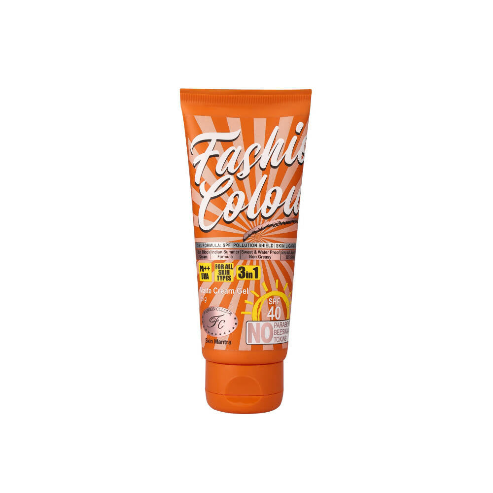 Fashion Colour Sun Block and Protection Cream SPF 40 bottle
