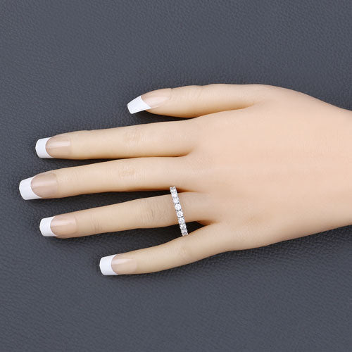 2.00 Carat Lab Grown Diamond 14K White Gold Ring
