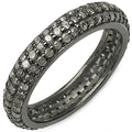 1.40 Carat Genuine TLB Diamond .925 Sterling Silver Ring