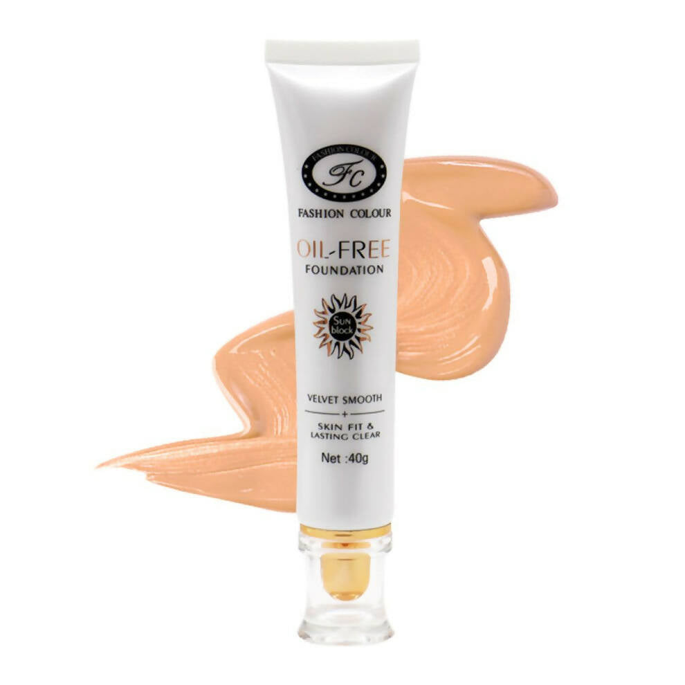 Fashion Colour Oil-Free Sunscreen Foundation for a smooth natural finish