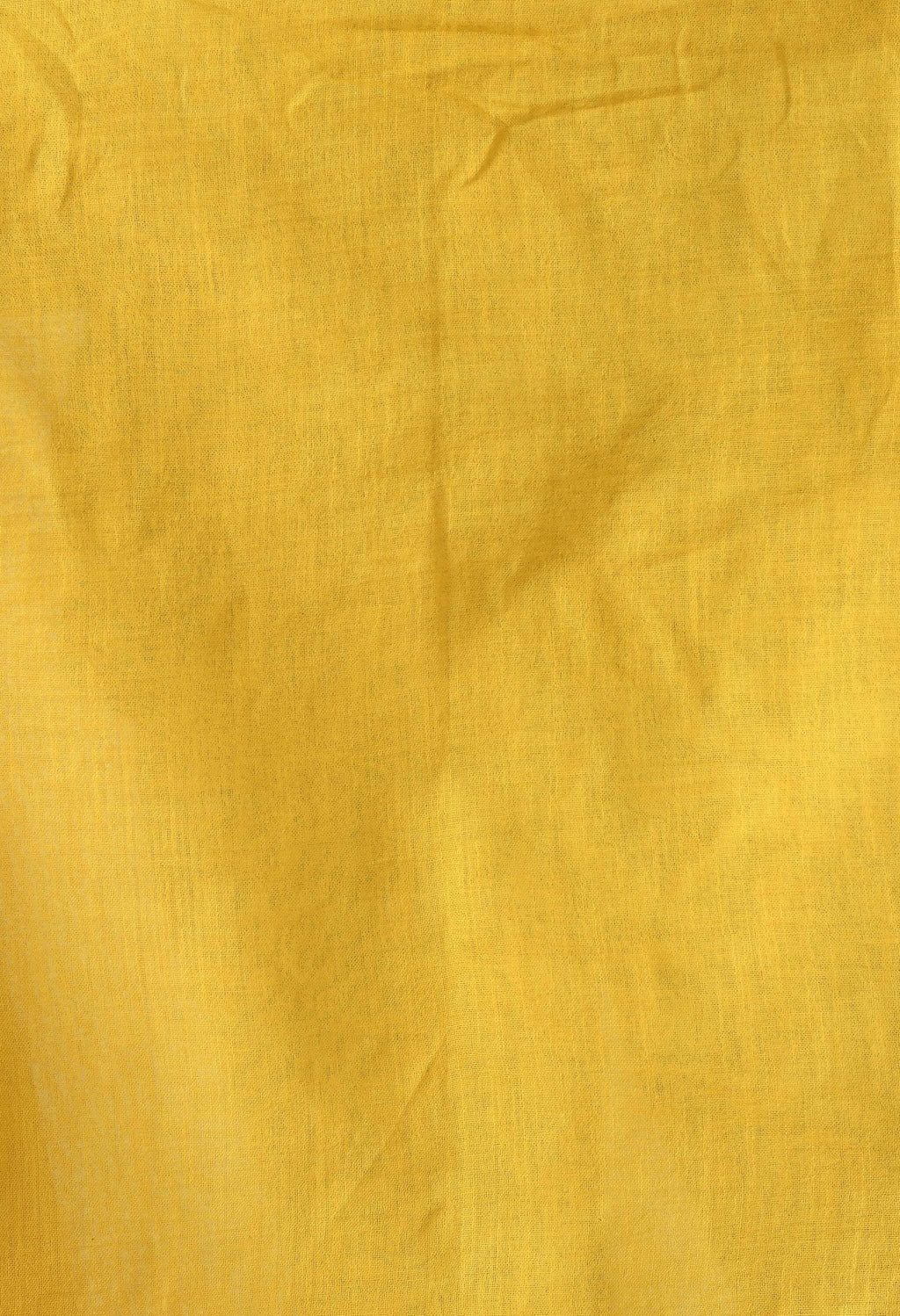 Yellow Bhagalpuri Handloom Silk Linen Saree with Blouse Piece