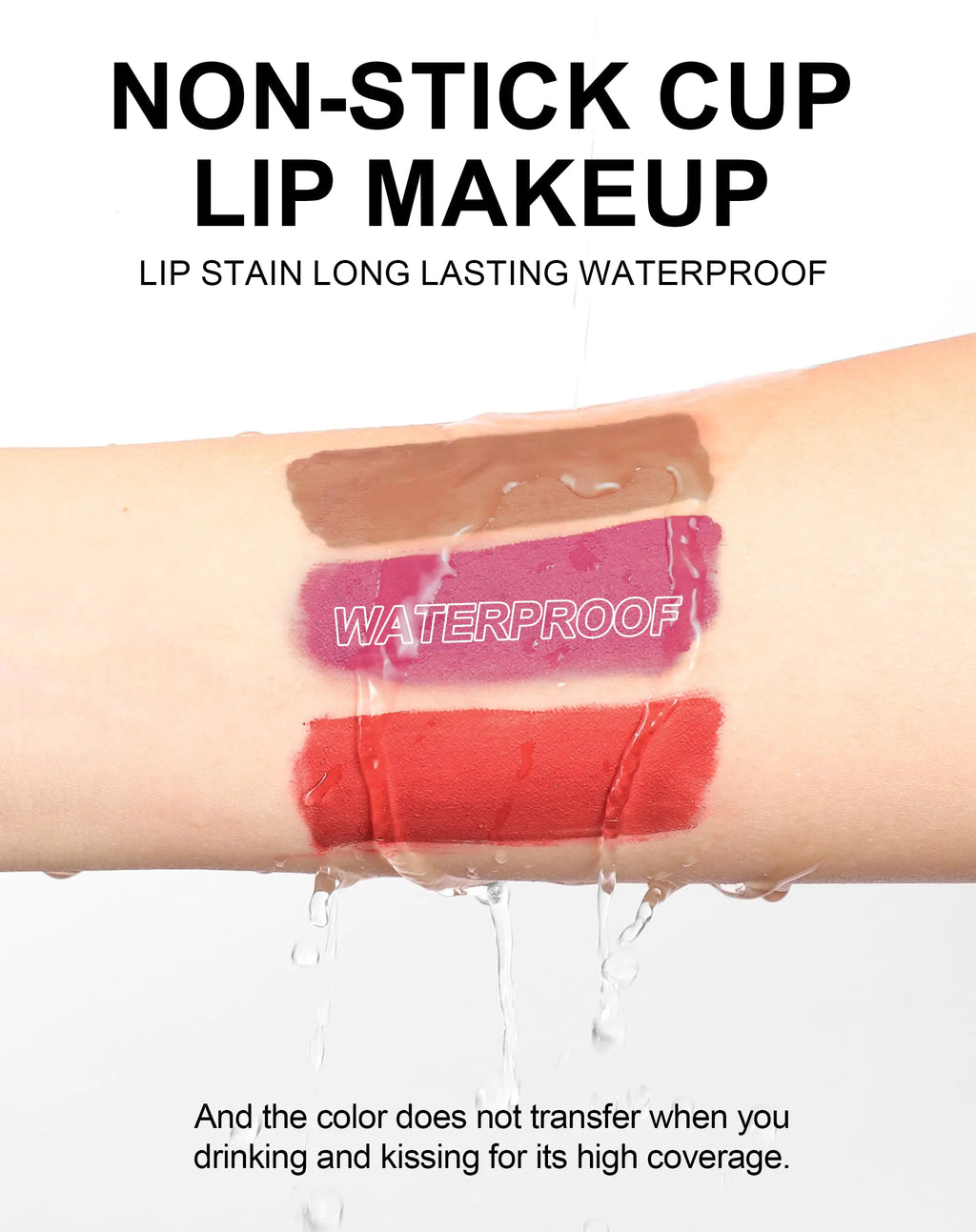 BestLand 6Pcs Matte Liquid Lipstick Makeup Set, Matte liquid Long-Lasting Wear Non-Stick Cup Not Fade Waterproof Lip Gloss (Literary Allure Gift Set B) Literary Allure Gift Set B