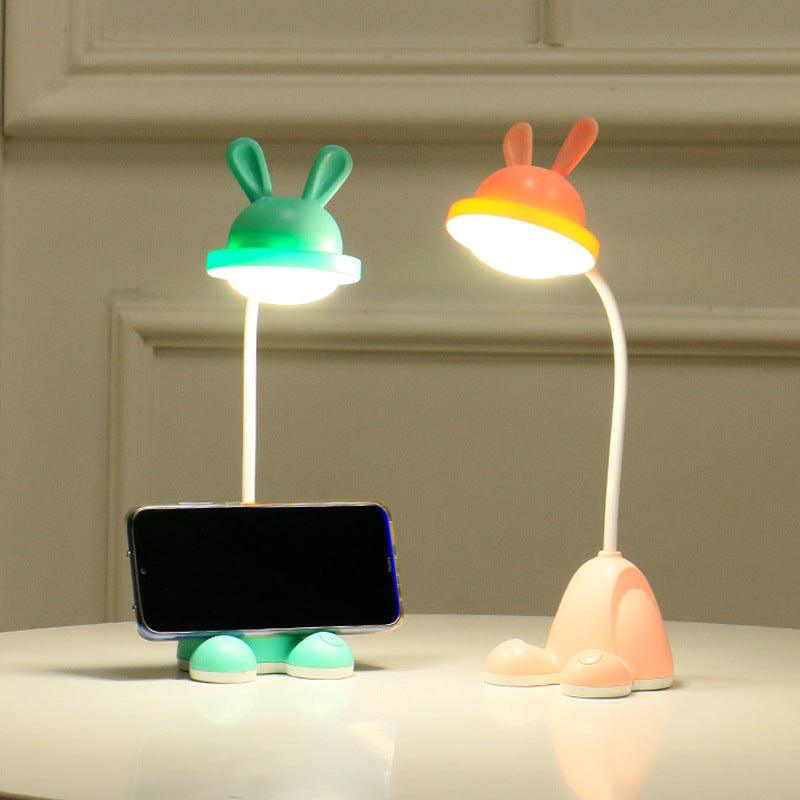 Kawaii Rabbit LED Desk Lamp Kids Night Light with 3 Brightness Levels