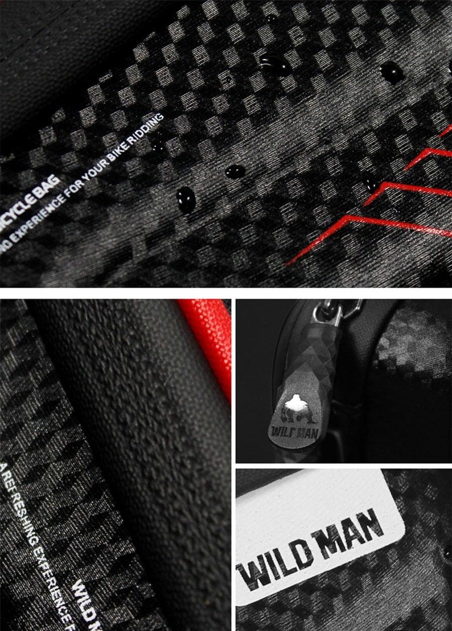 Rainproof Bicycle Top Tube Bag with Touchscreen Phone Mount