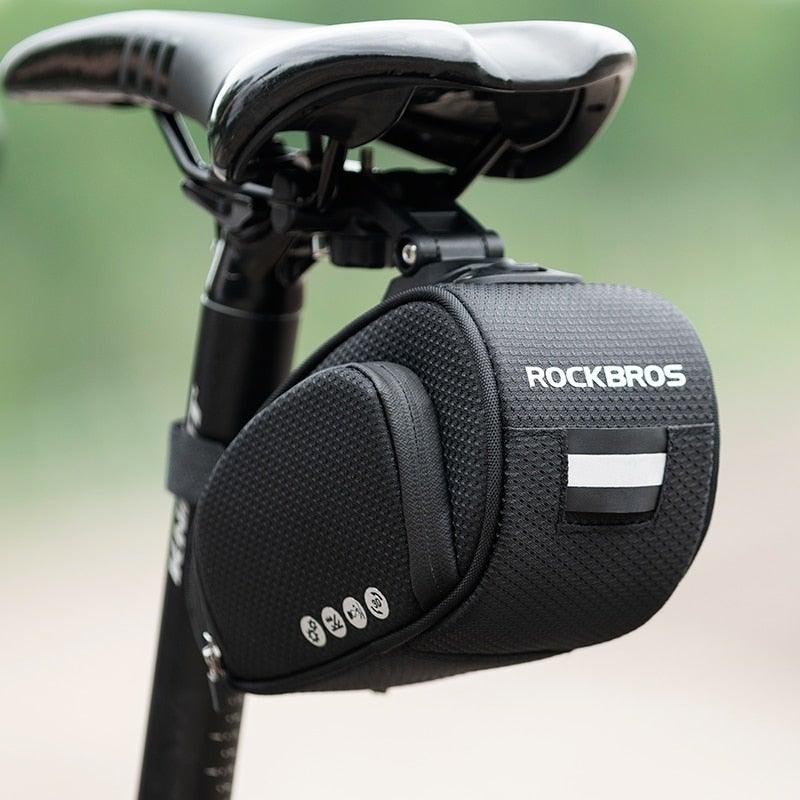 Rainproof Bike Seat Bag - Shockproof Cycling Storage Pouch