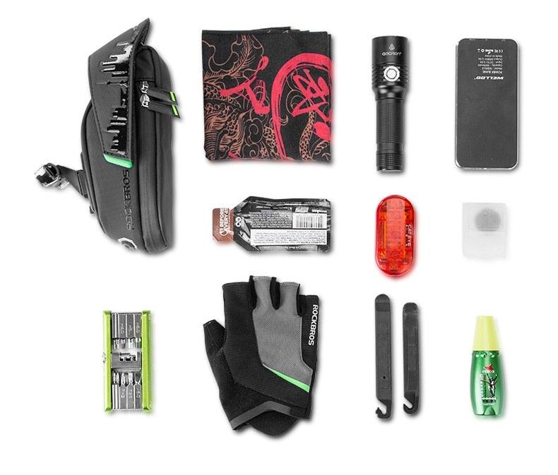 Rainproof Bike Seat Bag - Shockproof Cycling Storage Pouch